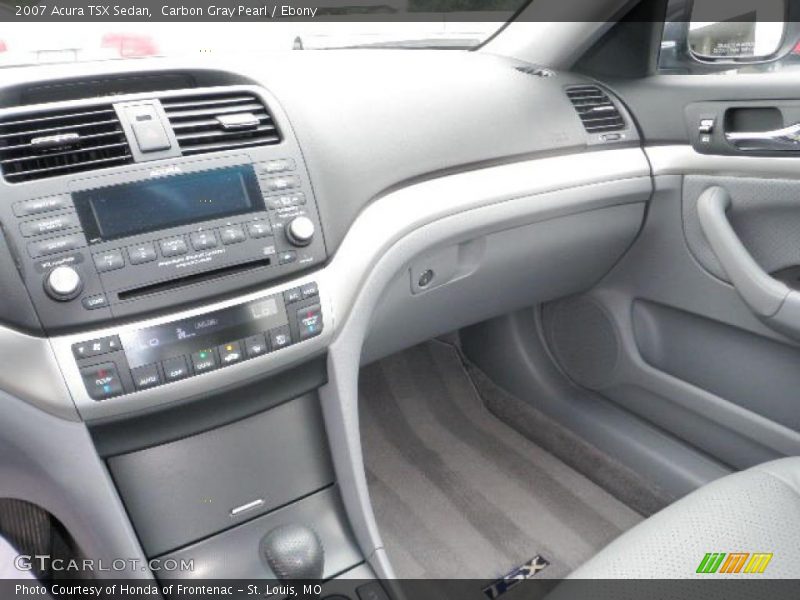 Carbon Gray Pearl / Ebony 2007 Acura TSX Sedan