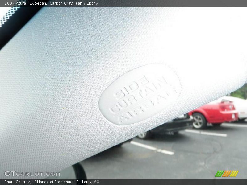 Carbon Gray Pearl / Ebony 2007 Acura TSX Sedan