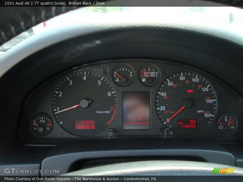 Brilliant Black / Onyx 2001 Audi A6 2.7T quattro Sedan