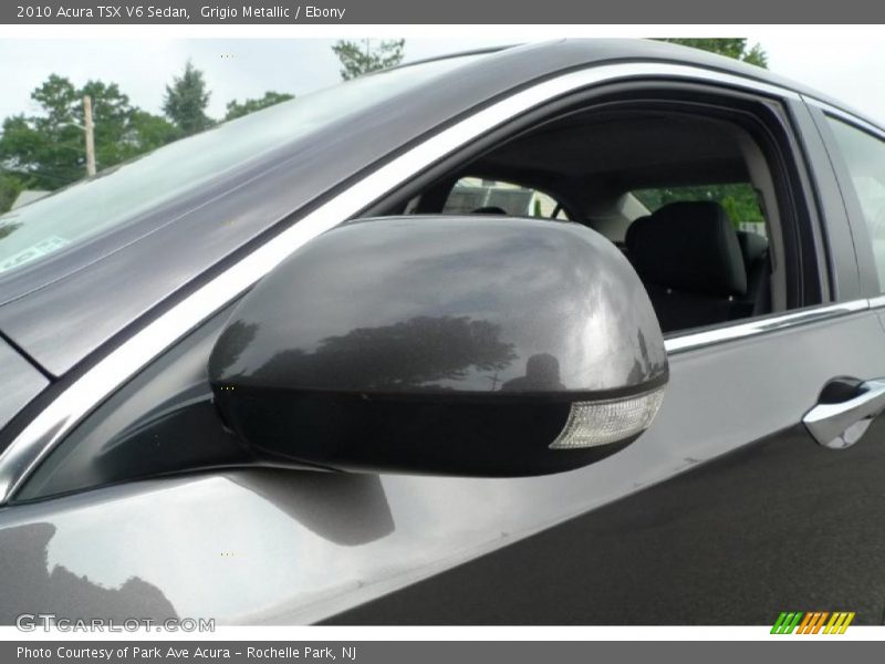Grigio Metallic / Ebony 2010 Acura TSX V6 Sedan