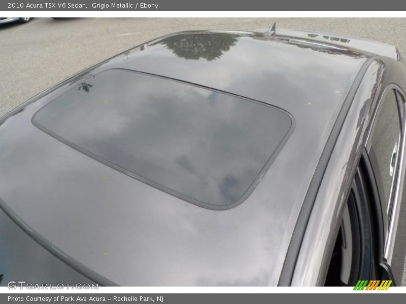 Grigio Metallic / Ebony 2010 Acura TSX V6 Sedan
