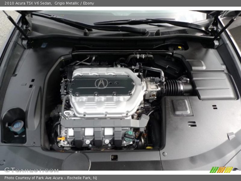 Grigio Metallic / Ebony 2010 Acura TSX V6 Sedan