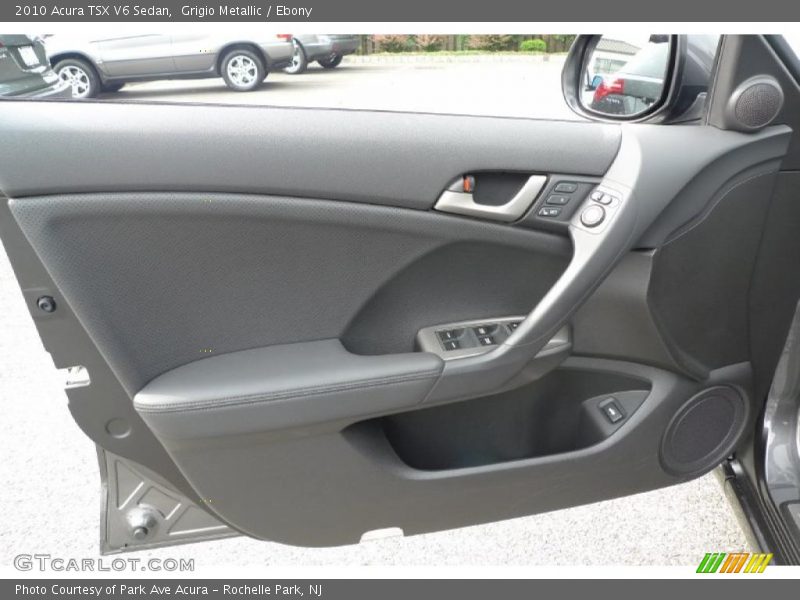 Grigio Metallic / Ebony 2010 Acura TSX V6 Sedan