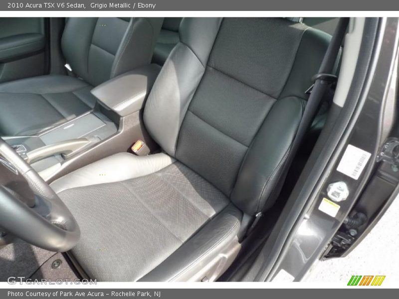 Grigio Metallic / Ebony 2010 Acura TSX V6 Sedan