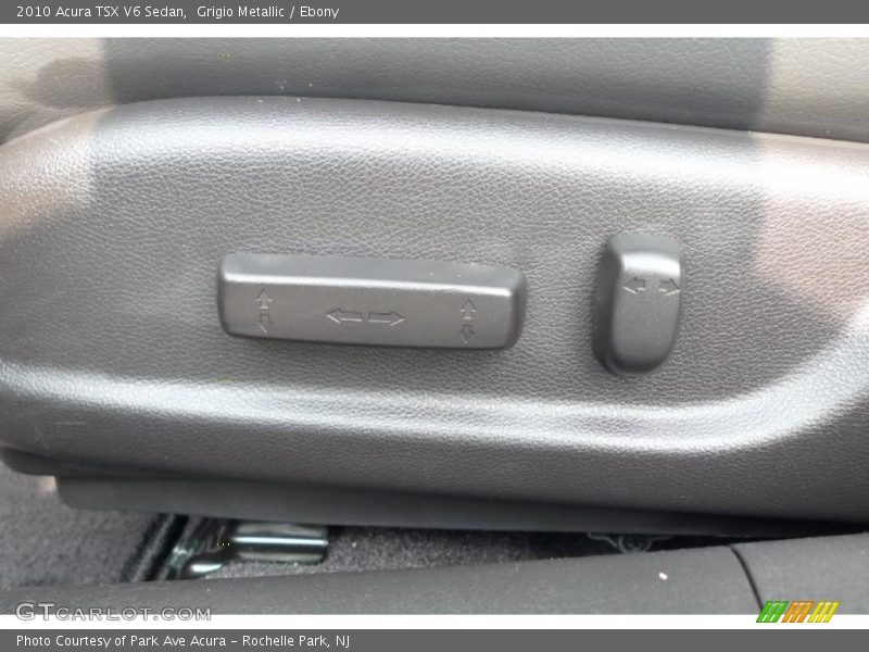 Grigio Metallic / Ebony 2010 Acura TSX V6 Sedan