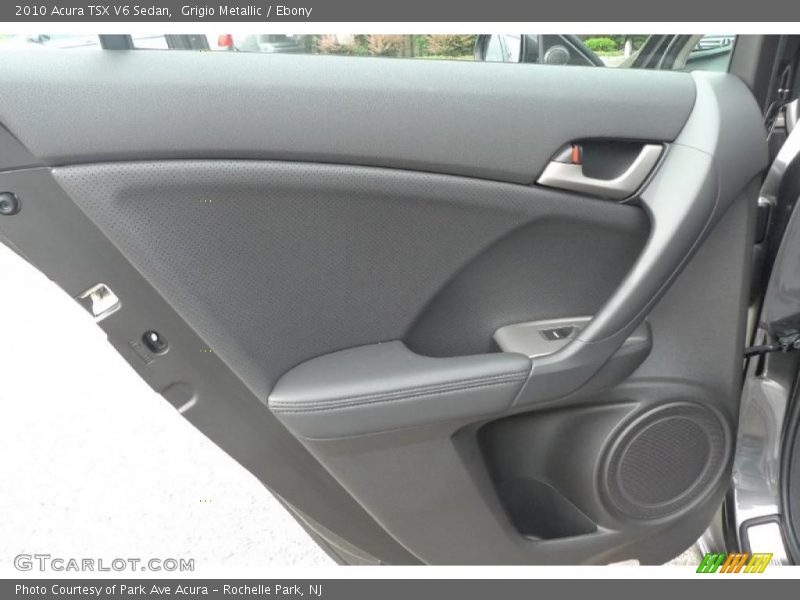 Grigio Metallic / Ebony 2010 Acura TSX V6 Sedan