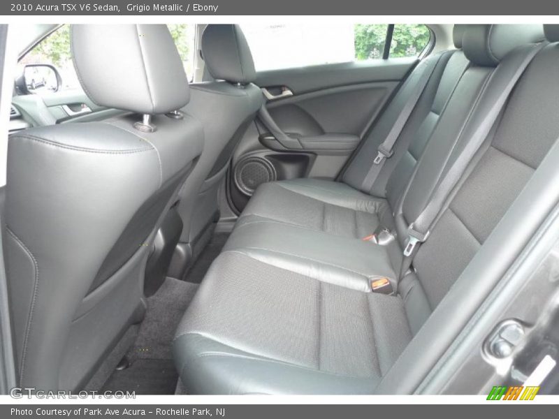 Grigio Metallic / Ebony 2010 Acura TSX V6 Sedan