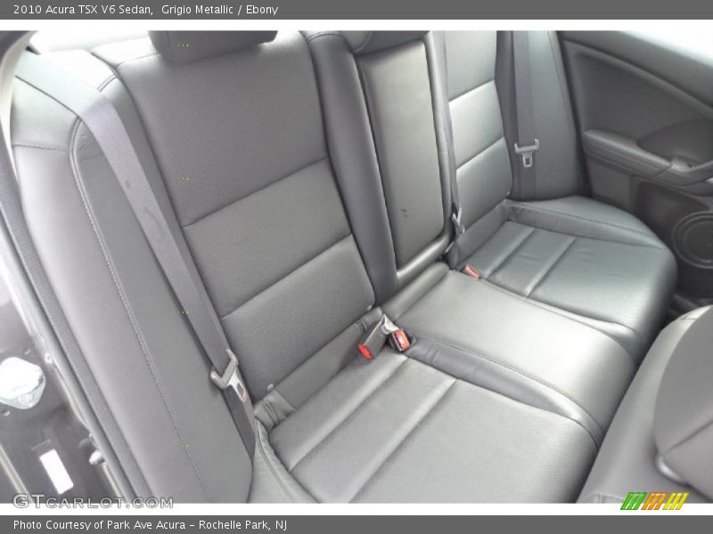Grigio Metallic / Ebony 2010 Acura TSX V6 Sedan