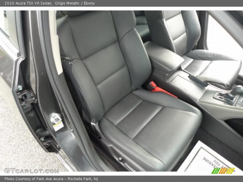Grigio Metallic / Ebony 2010 Acura TSX V6 Sedan