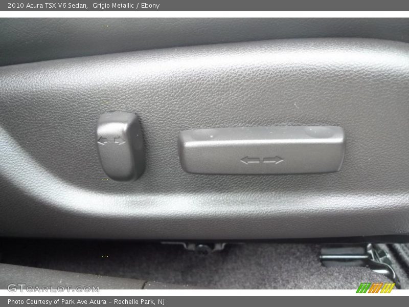 Grigio Metallic / Ebony 2010 Acura TSX V6 Sedan