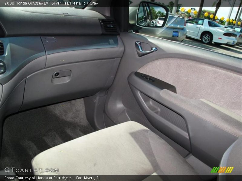 Silver Pearl Metallic / Gray 2008 Honda Odyssey EX