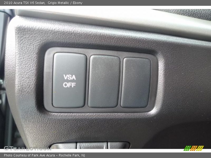 Grigio Metallic / Ebony 2010 Acura TSX V6 Sedan