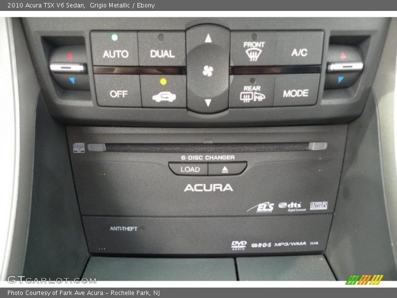 Grigio Metallic / Ebony 2010 Acura TSX V6 Sedan