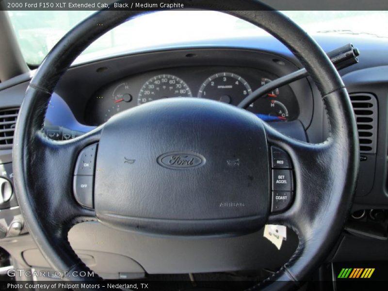 Black / Medium Graphite 2000 Ford F150 XLT Extended Cab