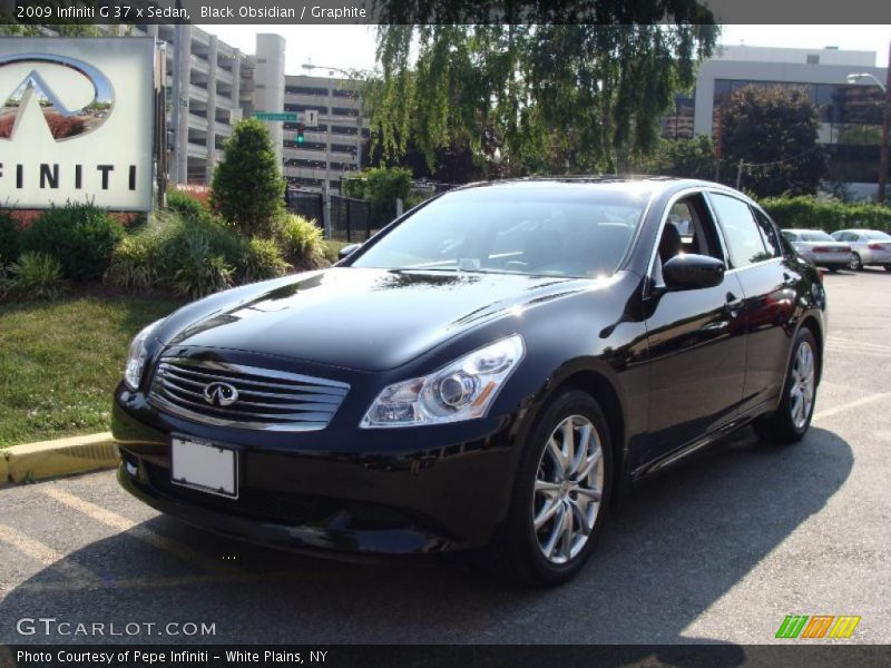 Black Obsidian / Graphite 2009 Infiniti G 37 x Sedan