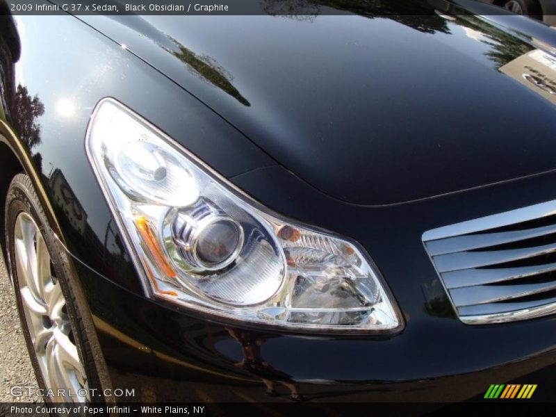 Black Obsidian / Graphite 2009 Infiniti G 37 x Sedan