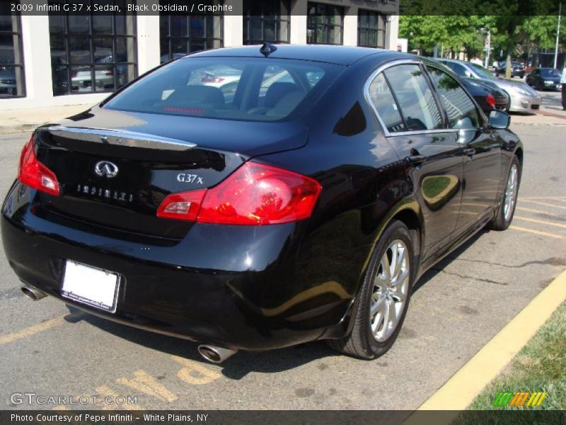 Black Obsidian / Graphite 2009 Infiniti G 37 x Sedan