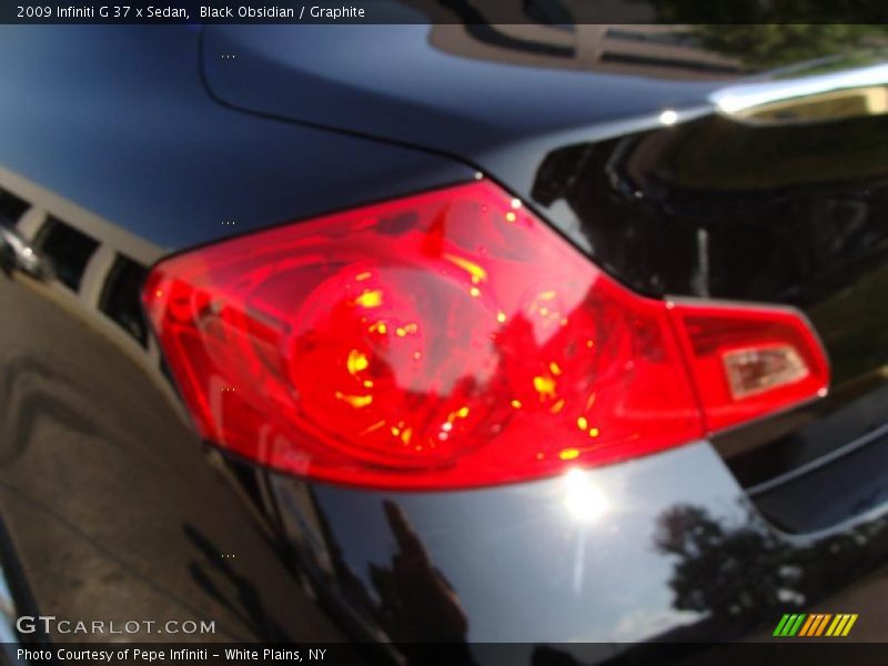 Black Obsidian / Graphite 2009 Infiniti G 37 x Sedan