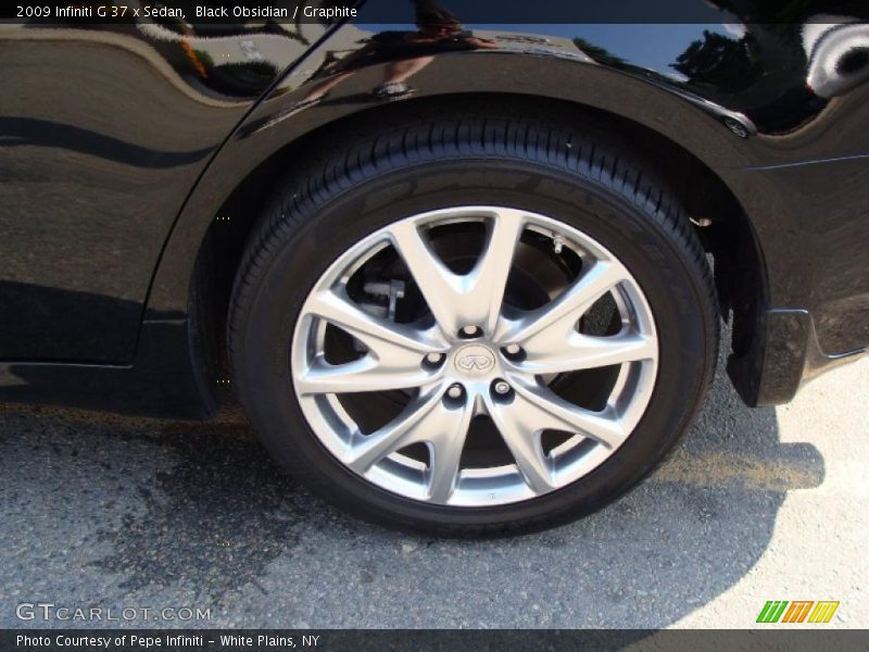 Black Obsidian / Graphite 2009 Infiniti G 37 x Sedan