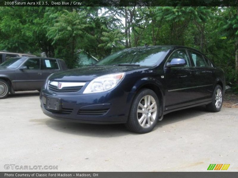 Deep Blue / Gray 2008 Saturn Aura XE 3.5