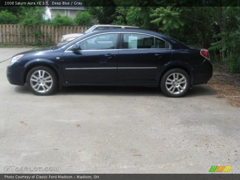 Deep Blue / Gray 2008 Saturn Aura XE 3.5