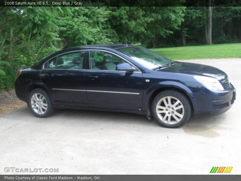 Deep Blue / Gray 2008 Saturn Aura XE 3.5