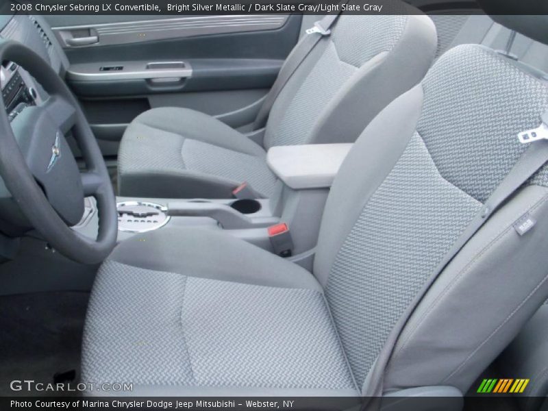 Bright Silver Metallic / Dark Slate Gray/Light Slate Gray 2008 Chrysler Sebring LX Convertible