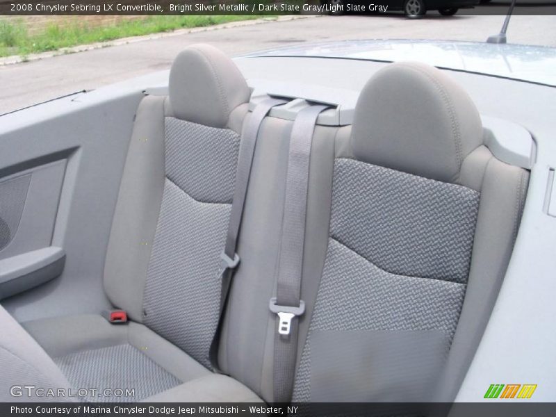 Bright Silver Metallic / Dark Slate Gray/Light Slate Gray 2008 Chrysler Sebring LX Convertible