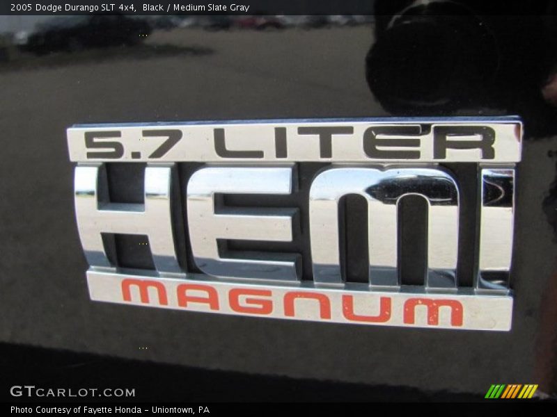 Black / Medium Slate Gray 2005 Dodge Durango SLT 4x4