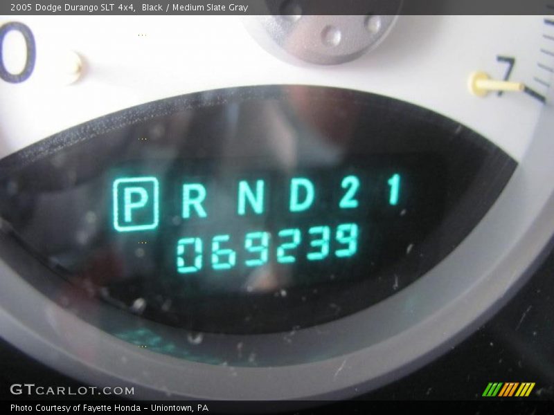 Black / Medium Slate Gray 2005 Dodge Durango SLT 4x4