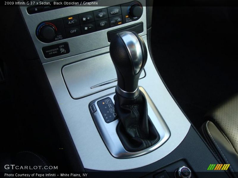 Black Obsidian / Graphite 2009 Infiniti G 37 x Sedan
