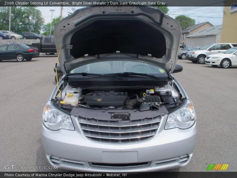 Bright Silver Metallic / Dark Slate Gray/Light Slate Gray 2008 Chrysler Sebring LX Convertible