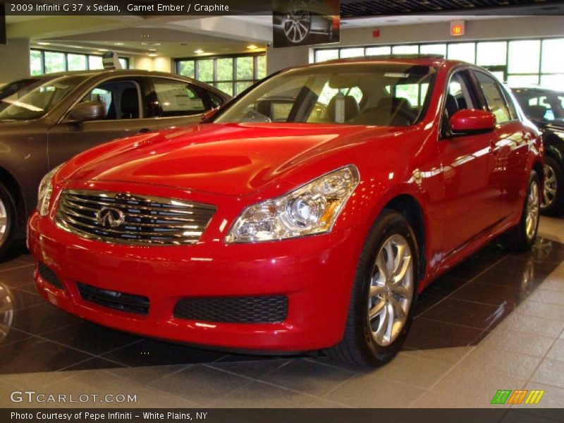 Garnet Ember / Graphite 2009 Infiniti G 37 x Sedan