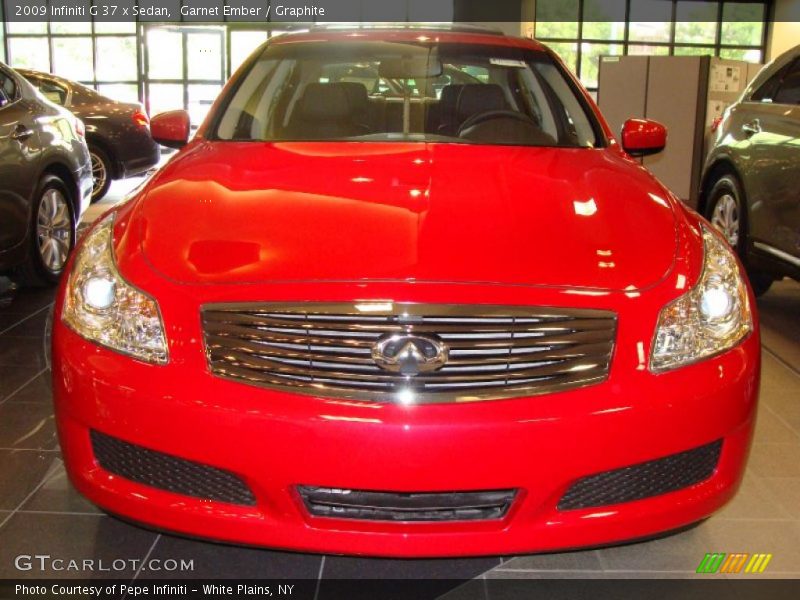 Garnet Ember / Graphite 2009 Infiniti G 37 x Sedan
