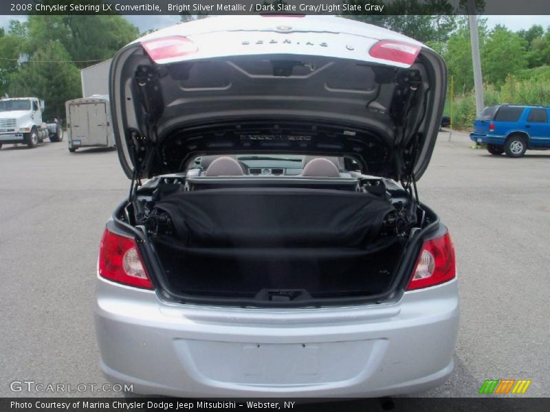 Bright Silver Metallic / Dark Slate Gray/Light Slate Gray 2008 Chrysler Sebring LX Convertible