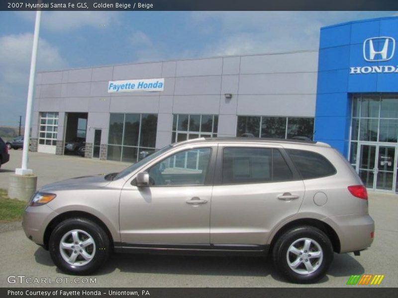 Golden Beige / Beige 2007 Hyundai Santa Fe GLS