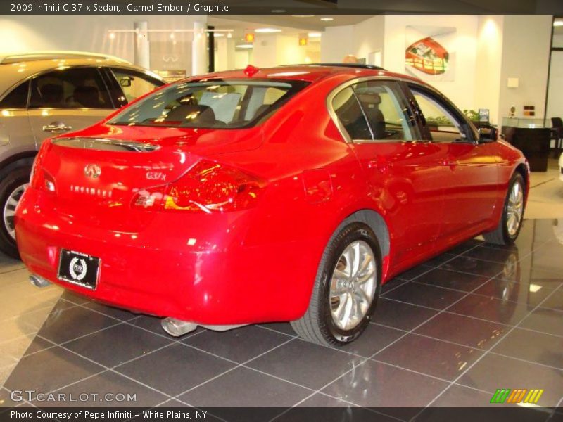 Garnet Ember / Graphite 2009 Infiniti G 37 x Sedan