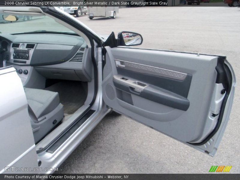 Bright Silver Metallic / Dark Slate Gray/Light Slate Gray 2008 Chrysler Sebring LX Convertible