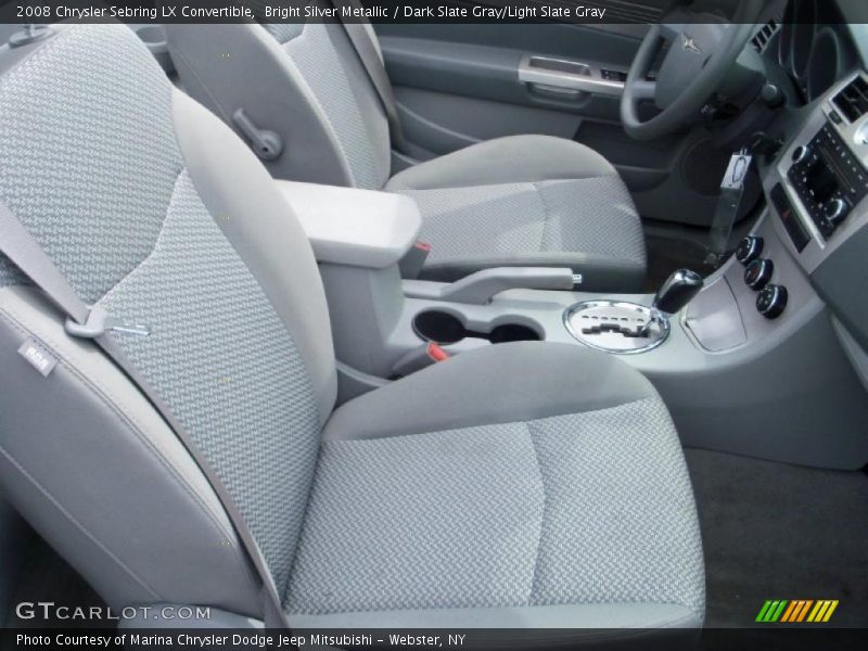Bright Silver Metallic / Dark Slate Gray/Light Slate Gray 2008 Chrysler Sebring LX Convertible