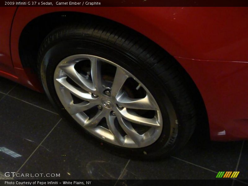 Garnet Ember / Graphite 2009 Infiniti G 37 x Sedan