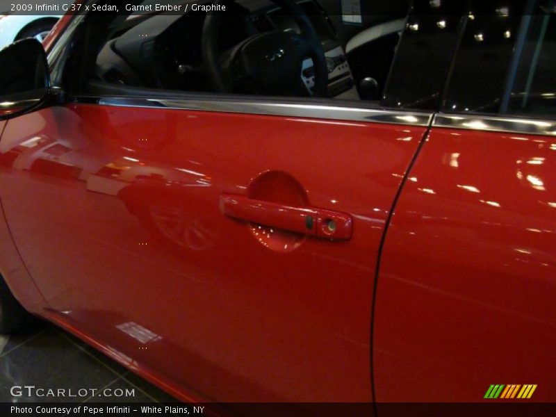 Garnet Ember / Graphite 2009 Infiniti G 37 x Sedan