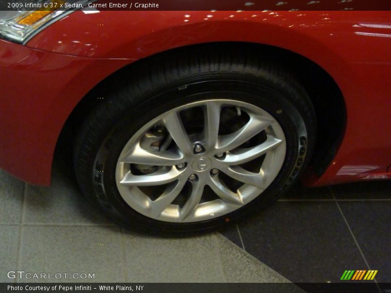 Garnet Ember / Graphite 2009 Infiniti G 37 x Sedan