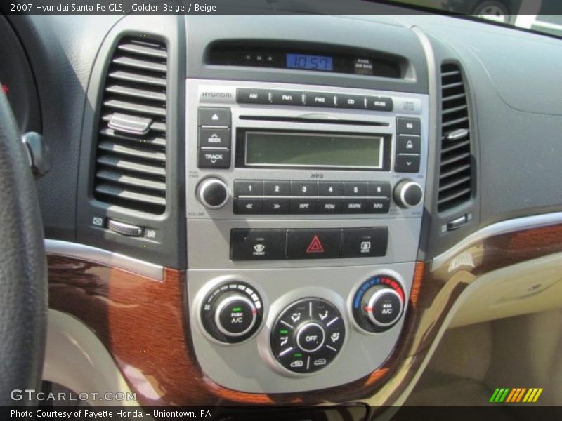 Golden Beige / Beige 2007 Hyundai Santa Fe GLS