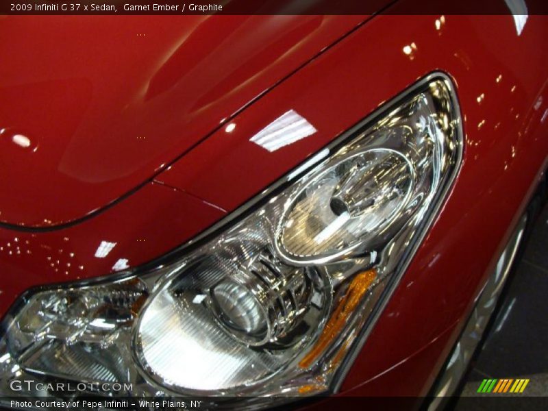 Garnet Ember / Graphite 2009 Infiniti G 37 x Sedan