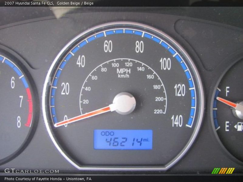 Golden Beige / Beige 2007 Hyundai Santa Fe GLS