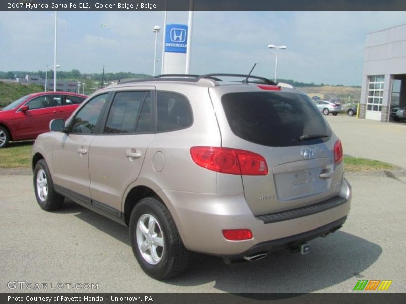 Golden Beige / Beige 2007 Hyundai Santa Fe GLS
