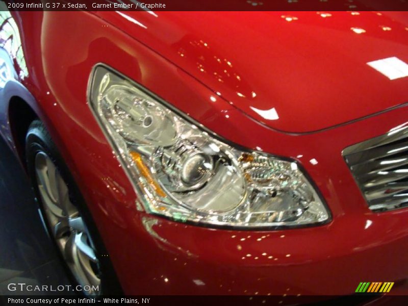 Garnet Ember / Graphite 2009 Infiniti G 37 x Sedan