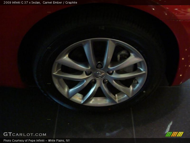 Garnet Ember / Graphite 2009 Infiniti G 37 x Sedan