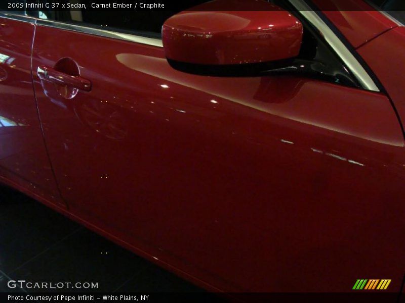 Garnet Ember / Graphite 2009 Infiniti G 37 x Sedan