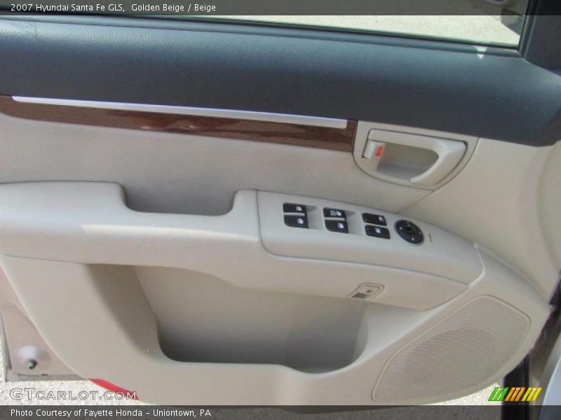 Golden Beige / Beige 2007 Hyundai Santa Fe GLS